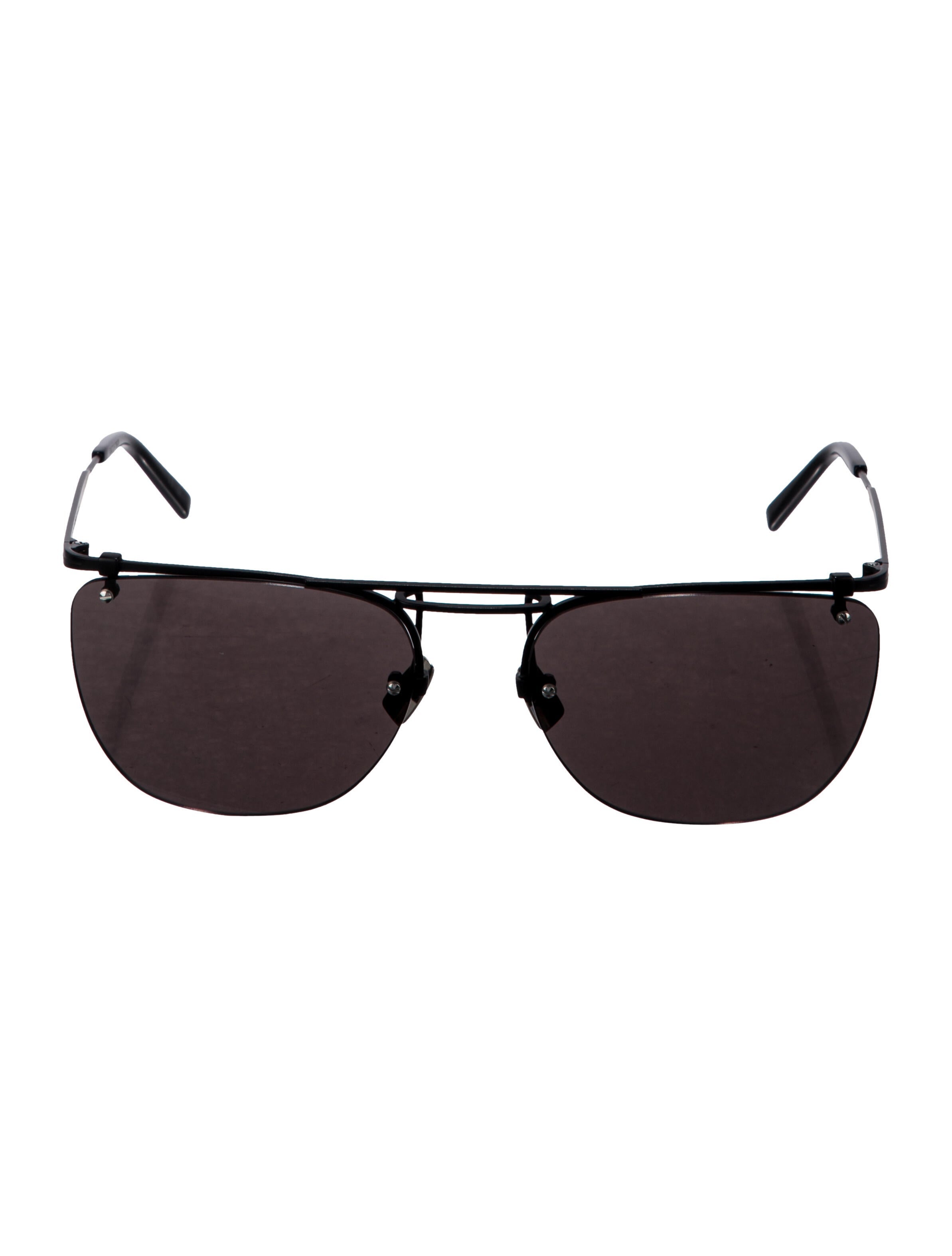 Saint Laurent Aviator Mirrored Sunglasses w/ Tags