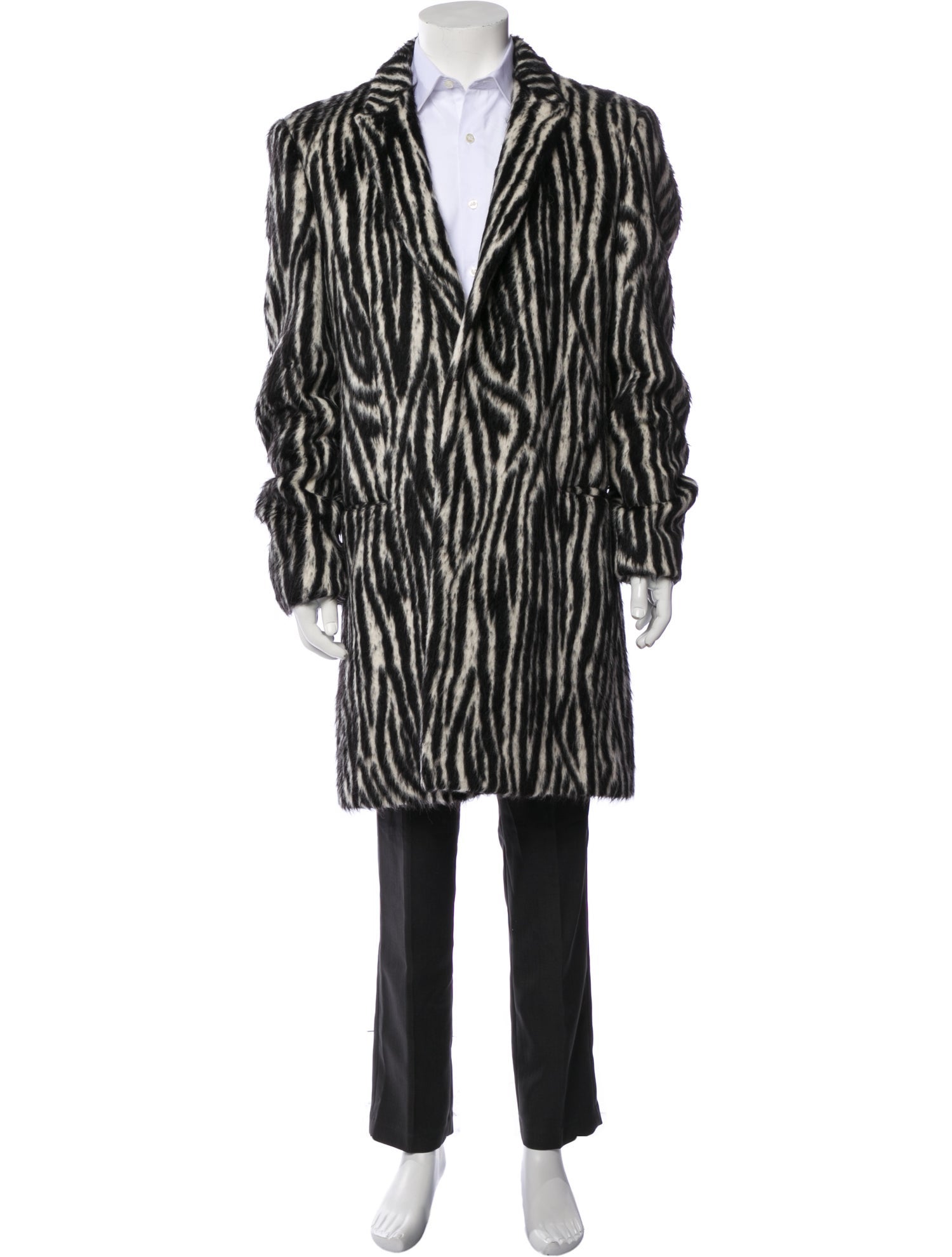 Saint Laurent 2018 Striped Coat