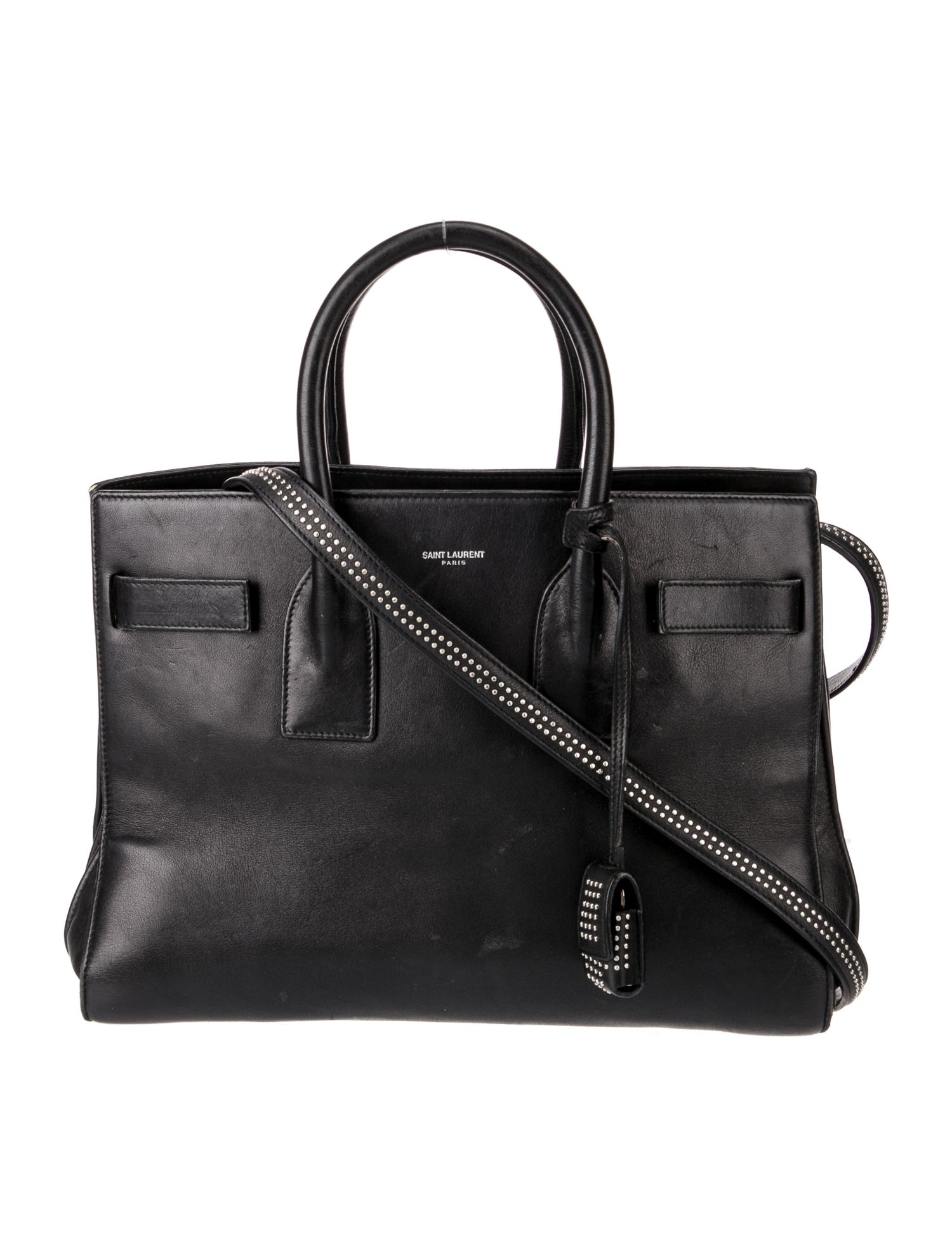 Saint Laurent Leather Sac De Jour Small