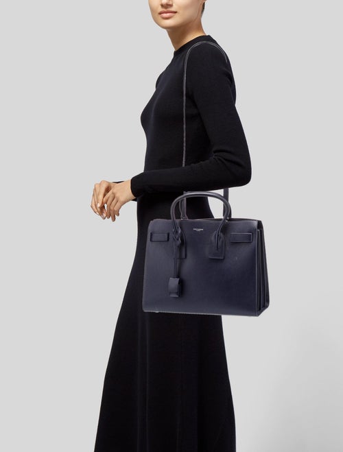 Saint Laurent Leather Sac De Jour Small