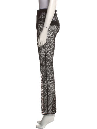 Saint Laurent Lace Wide Leg Pants