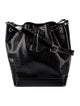 Saint Laurent Patent Leather Bucket Bag 2023