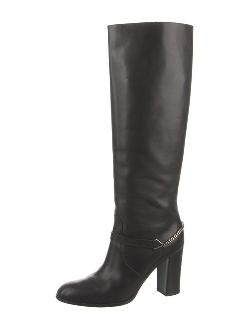 Saint Laurent Leather Riding Boots