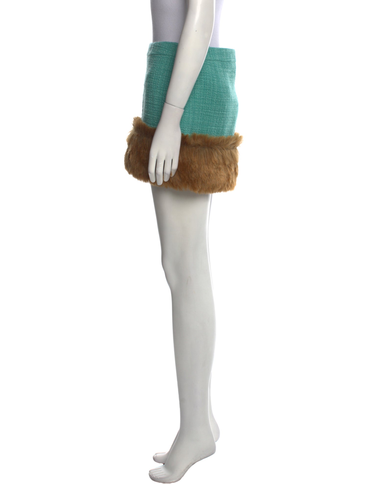 Saint Laurent Wool Mini Skirt w/ Tags