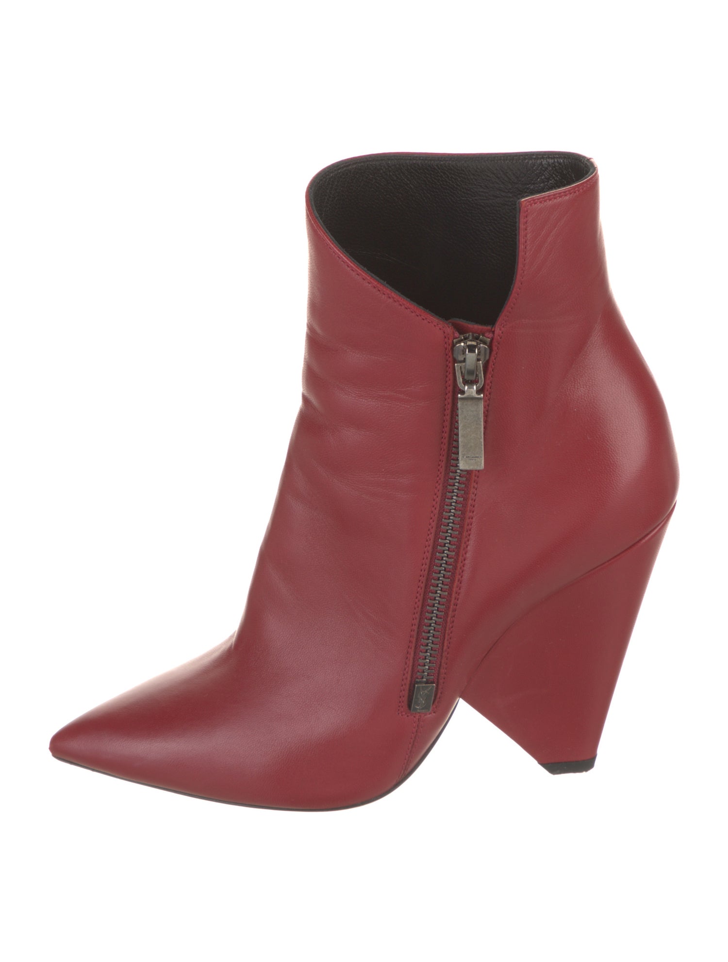 Saint Laurent Leather Sock Boots