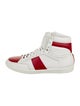 Saint Laurent Leather Colorblock Pattern Sneakers