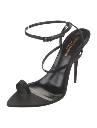 Saint Laurent Satin Sandals