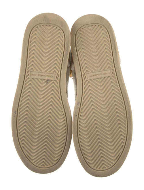 Saint Laurent Colorblock Pattern Lasercut Accents Sneakers