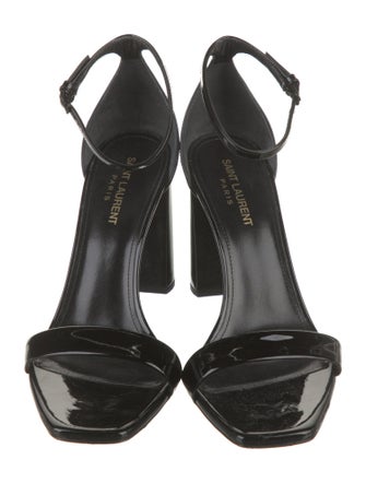 Saint Laurent Patent Leather Sandals