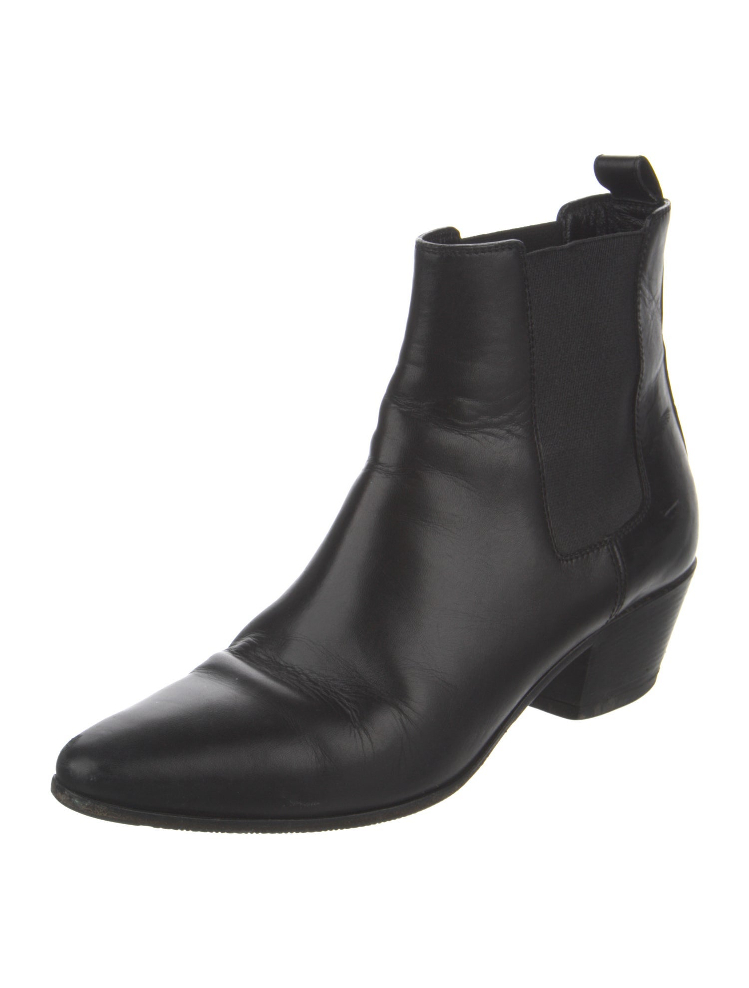 Saint Laurent Leather Chelsea Boots