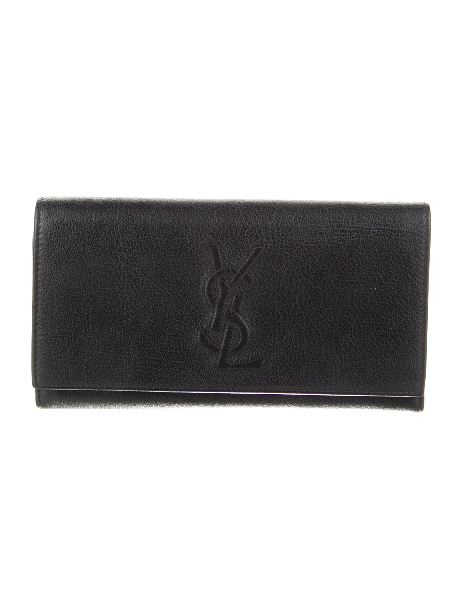 Yves Saint Laurent Belle de Jour Leather Continental Wallet