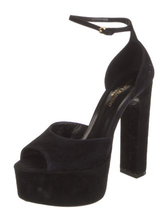 Saint Laurent Suede Sandals