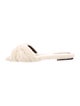 Saint Laurent Shearling Slides