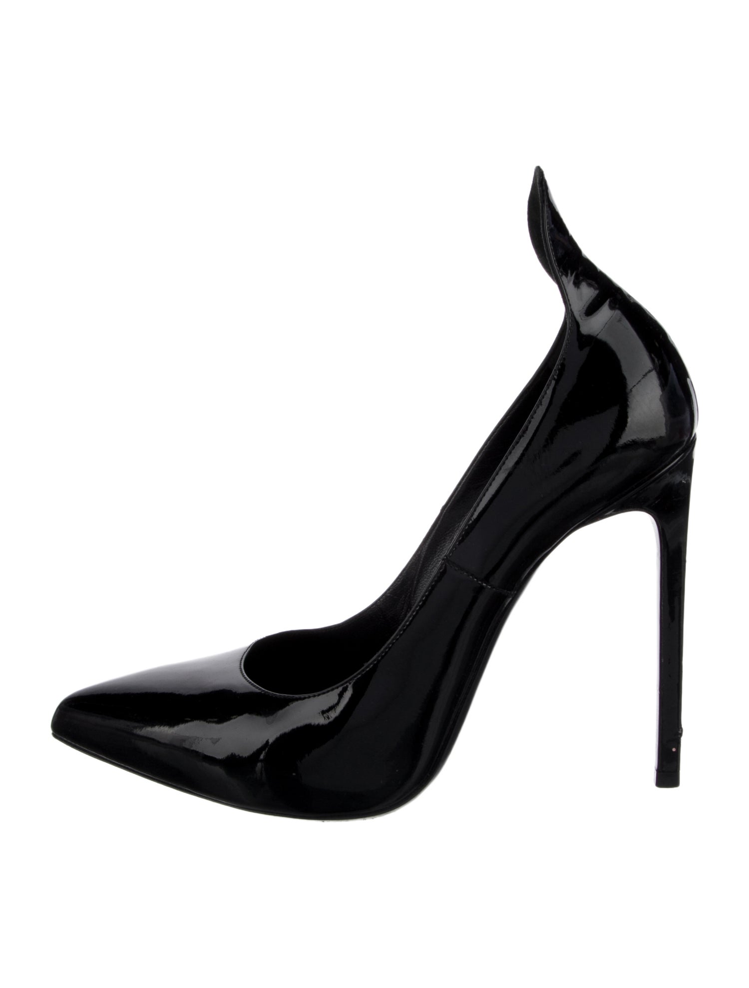 【関税&送料込】Alaia D Orsay Pumps In Mesh And Patent Leath Alaïa Patent Leather D'Orsay Pumps - Black Pumps, Shoes