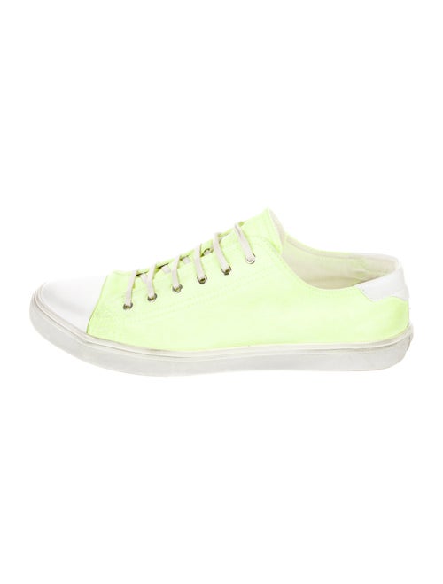 Saint Laurent Suede Leather Trim Embellishment Sneakers