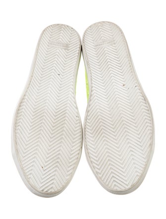 Saint Laurent Suede Leather Trim Embellishment Sneakers