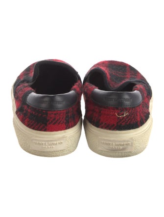Saint Laurent Wool Printed Sneakers