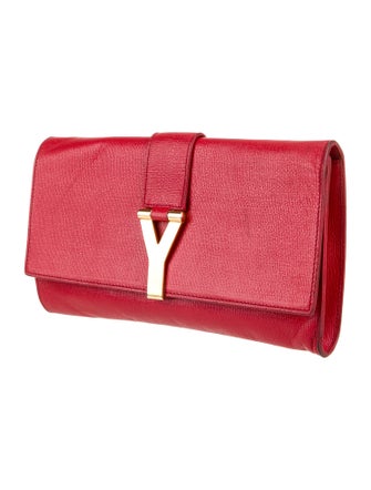 Yves Saint Laurent Leather Clutch