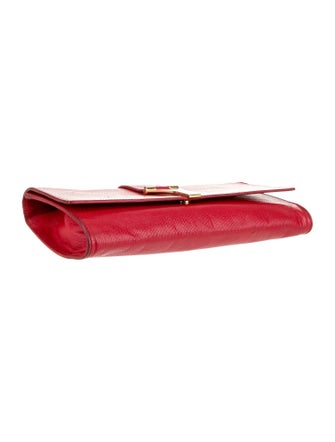 Yves Saint Laurent Leather Clutch