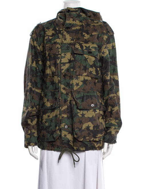 Saint Laurent 2016 Printed Utility Jacket