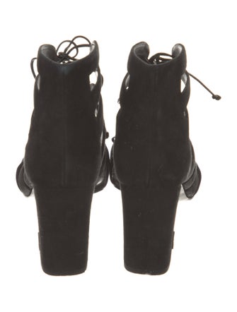 Saint Laurent Suede Gladiator Sandals