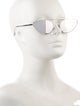 Saint Laurent Cat-Eye Mirrored Sunglasses