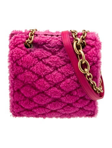 Saint Laurent Shoulder Bags Shearling Le Maillon