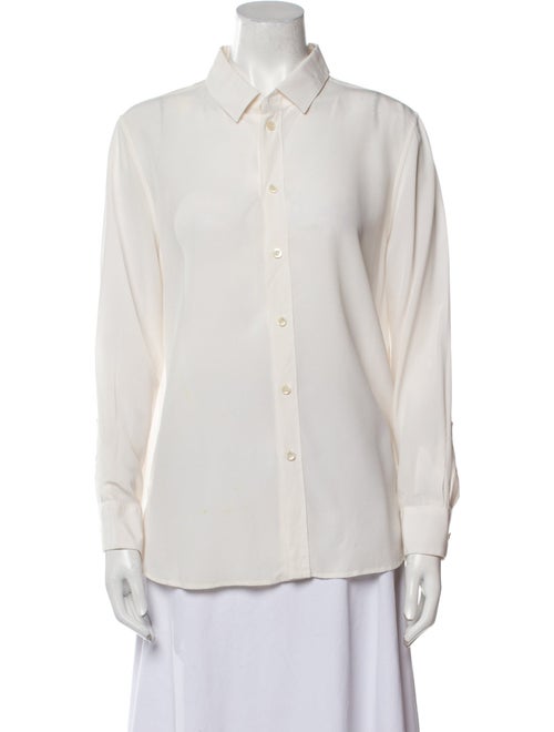 Saint Laurent 2017 Silk Button-Up Top
