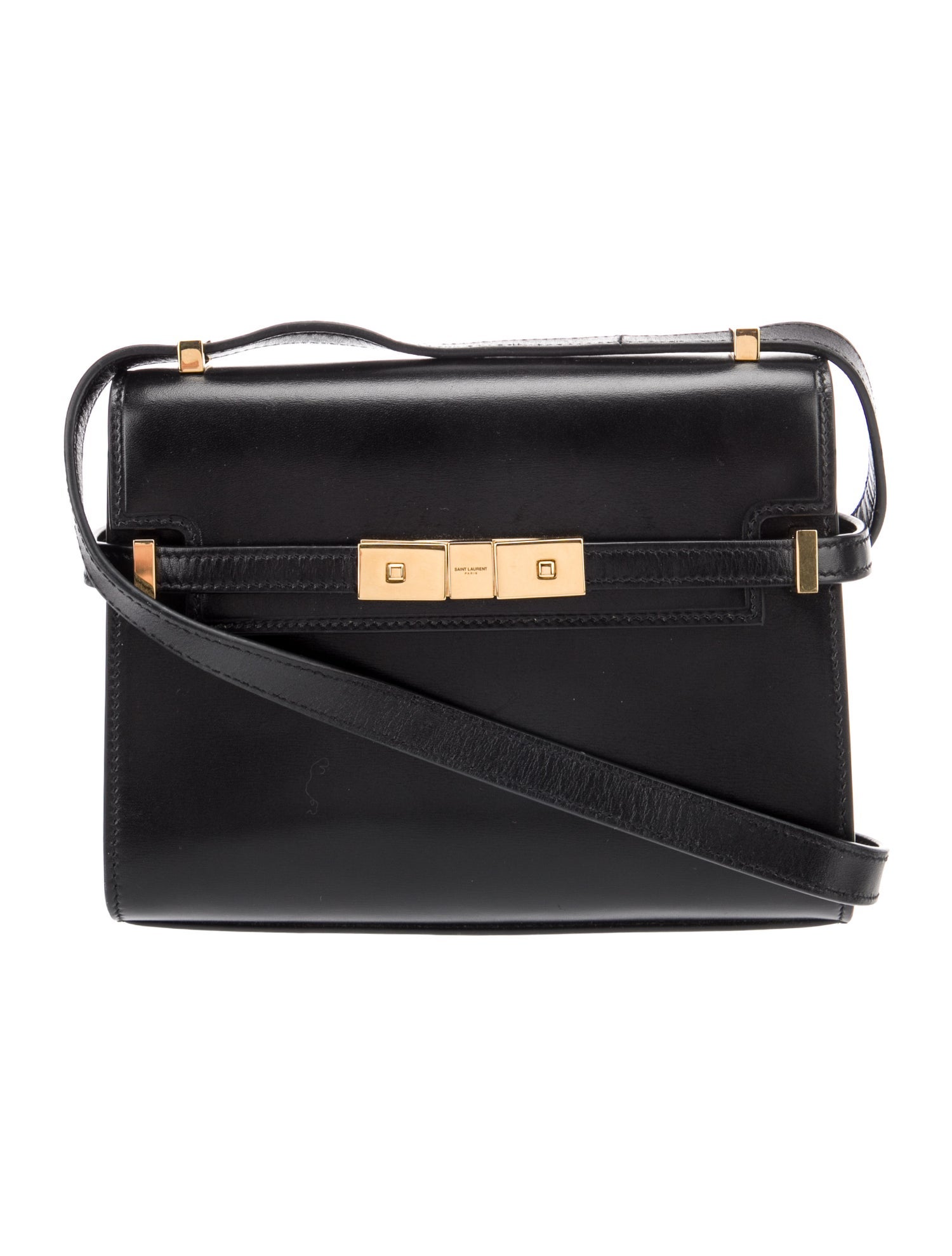 Saint Laurent 1593 Leather Manhattan Mini 2023