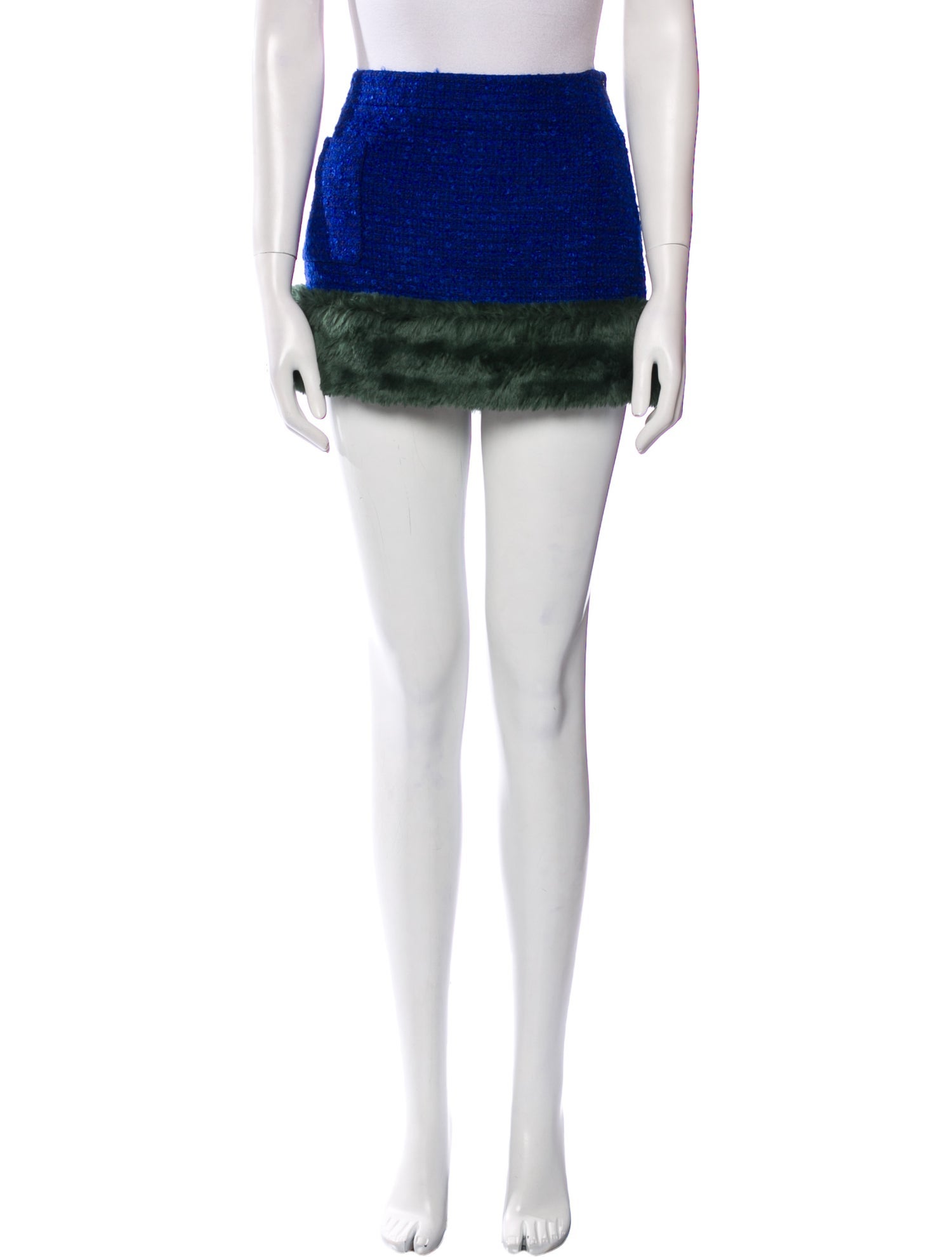 Saint Laurent Wool Mini Skirt w/ Tags