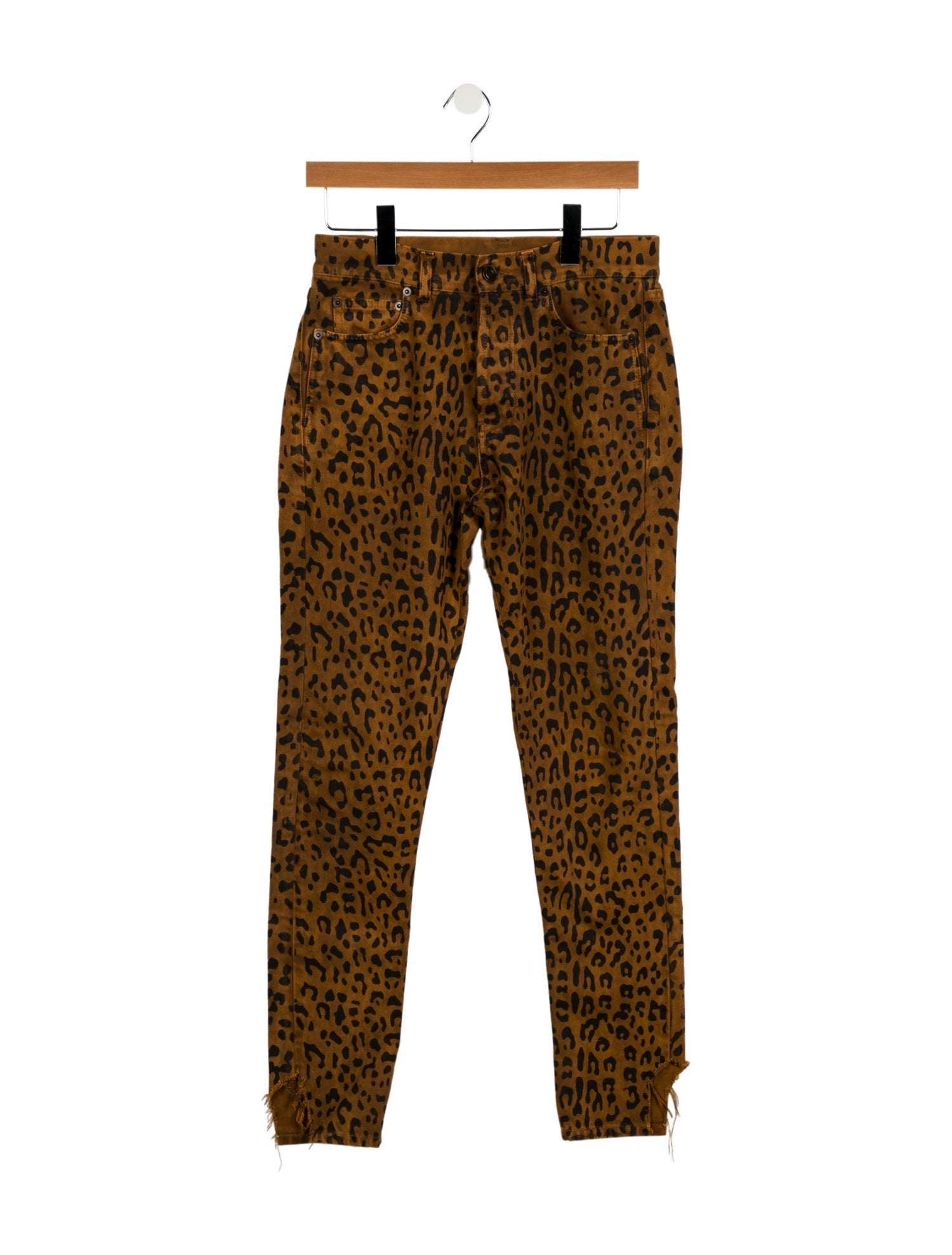 Saint Laurent Mid-Rise Skinny Leg Jeans