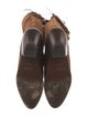 Saint Laurent Suede Tassel Accents Boots