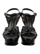 Saint Laurent Leather T-Strap Sandals