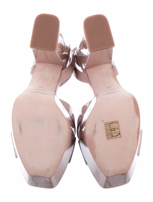 Saint Laurent Patent Leather Sandals