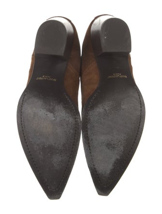 Saint Laurent Suede Chelsea Boots