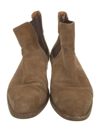 Saint Laurent Suede Chelsea Boots