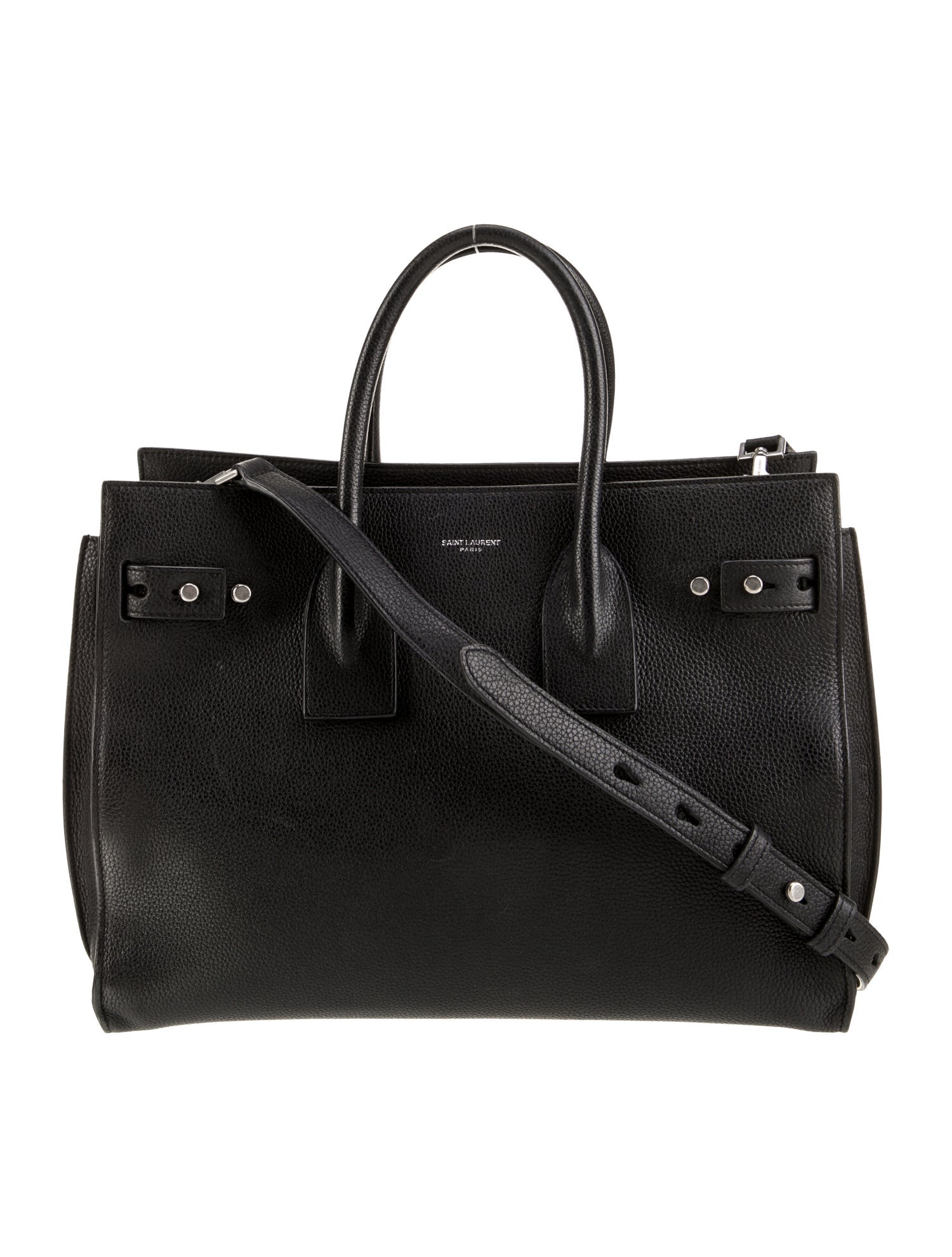 Saint Laurent Leather Sac De Jour Small