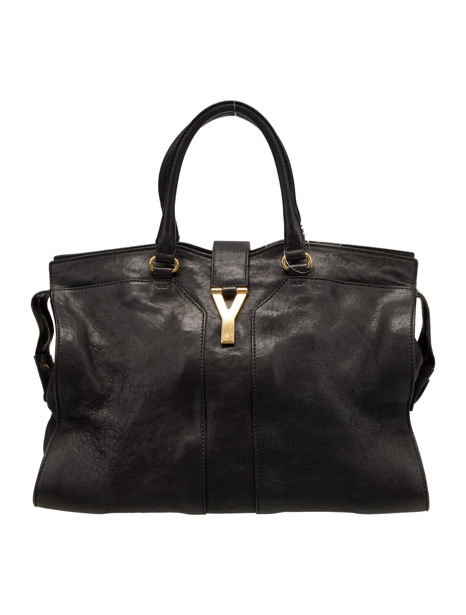 Yves Saint Laurent Leather Top Handle Bag
