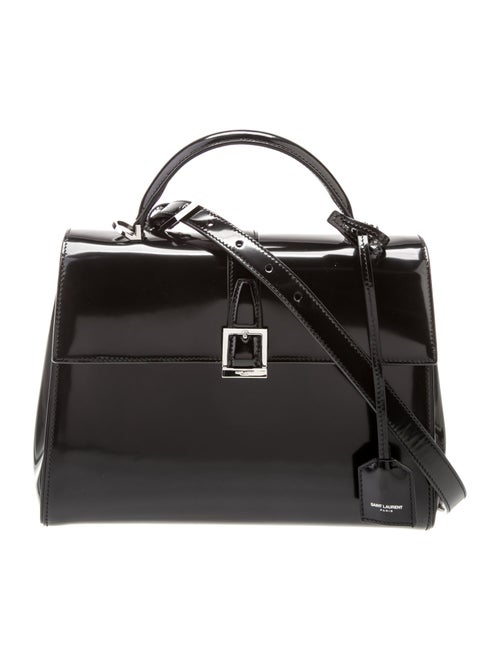 Saint Laurent Calfskin Top Handle Bag Small 2023
