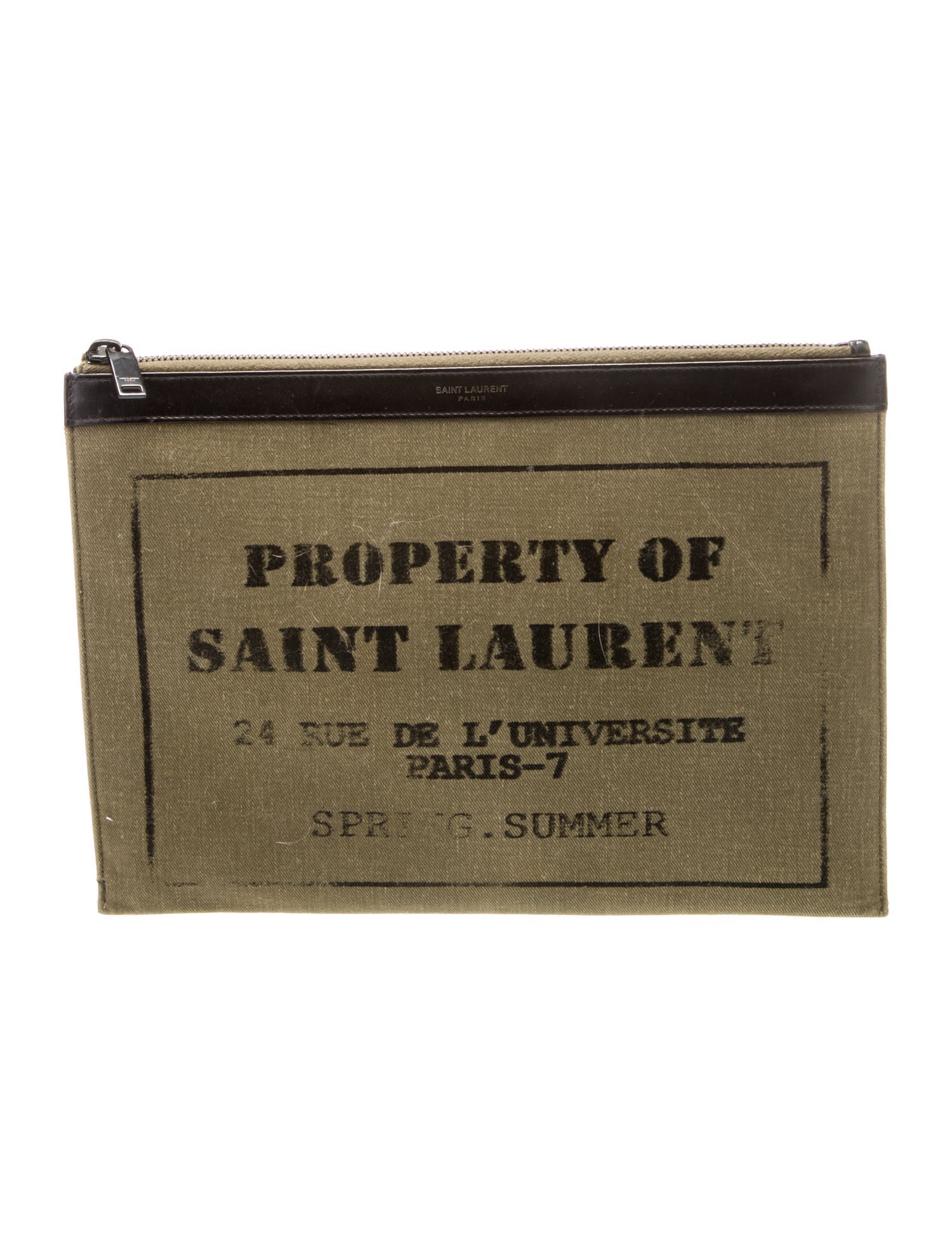 Saint Laurent Canvas Property of