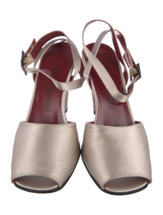 Saint Laurent Satin Sandals