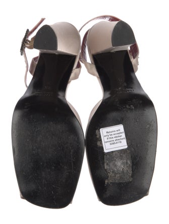 Saint Laurent Satin Sandals