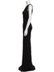 Saint Laurent One-Shoulder Long Dress
