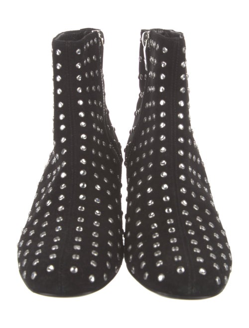 Saint Laurent Suede Printed Boots