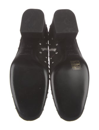 Saint Laurent Suede Printed Boots