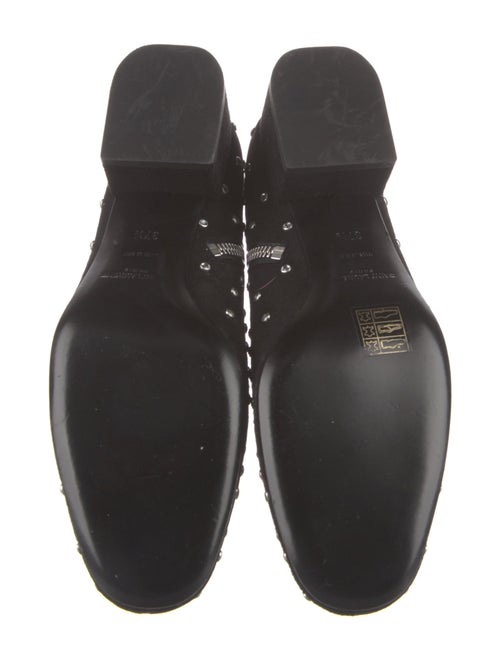 Saint Laurent Suede Printed Boots