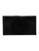 Saint Laurent Embossed Leather Clutch