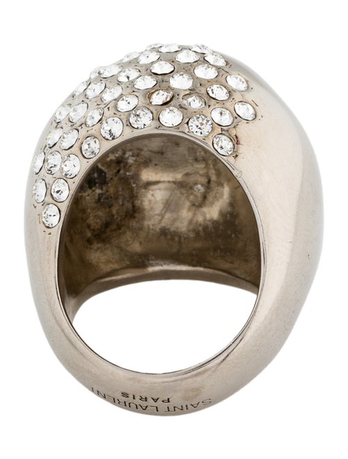 Saint Laurent Crystal Egg Ring