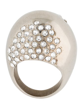 Saint Laurent Crystal Egg Ring