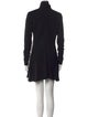 Saint Laurent Turtleneck Mini Dress